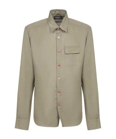 Kiton Long-sleeved Shirt In Nude