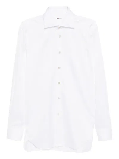 Kiton Long-sleeved Shirt In White