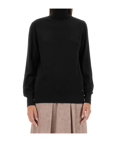 Kiton Cashmere Sweater In Black
