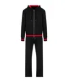 Kiton Long-sleeved Sweatshirt And Pants Set In Black