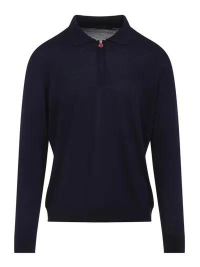 Kiton Navy Blue Polo Shirt