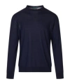 Kiton Long-sleeved Pullover In Blue