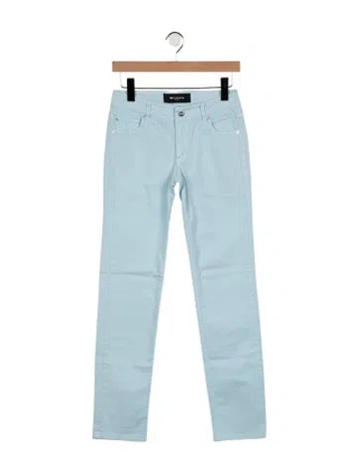 Pre-owned Kiton Low-rise Straight Leg Jeans In Blue