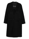 Kiton Luca Coat In Black