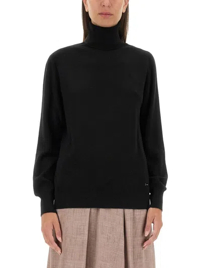 Kiton Oversized Cashmere Sweater In Black