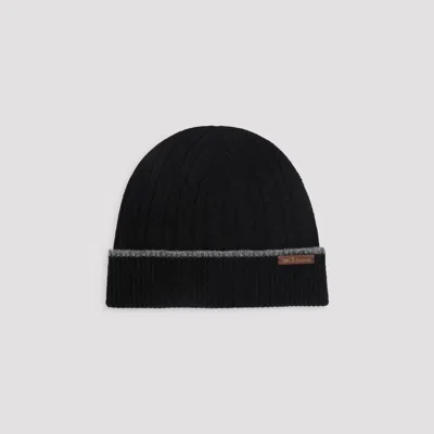 Kiton Luxury Cashmere Hat For Men In Black