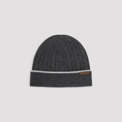 Kiton Luxury Cashmere Hat For Men In Grey