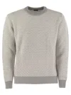 Kiton Chevron Ribbed Sweater