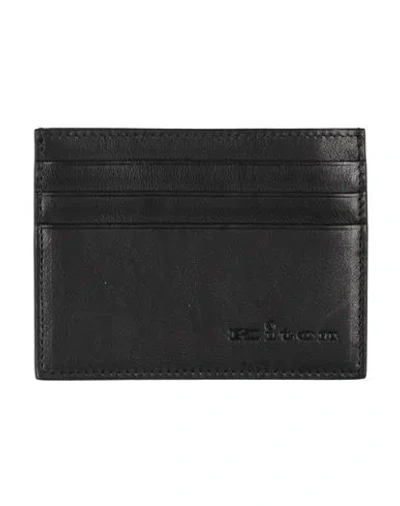 Kiton Man Cardholder Black Size - Calfskin
