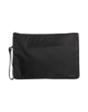 Kiton Man Handbag Black Size - Polyamide, Polyacrylic In Black