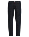 Kiton Man Jeans Blue Size 36 Cotton, Elastane In Blue