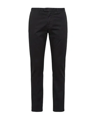 Kiton Man Pants Black Size 42 Cotton, Elastane