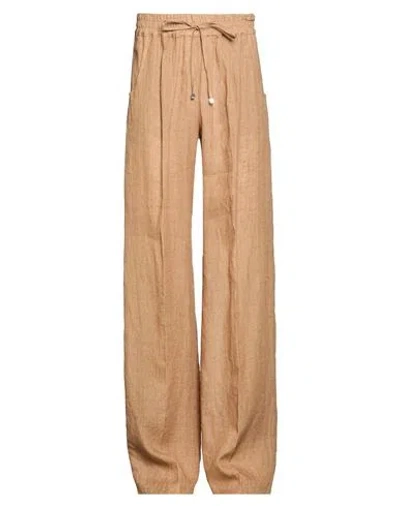 Kiton Man Pants Sand Size 30 Linen