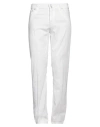 Kiton Man Pants White Size 34 Cotton In White