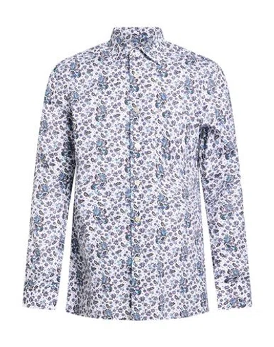 Kiton Man Shirt White Size 16 ½ Cotton