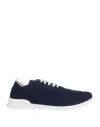 Kiton Fits Sneakers Round Toe Knit Upper In Blue