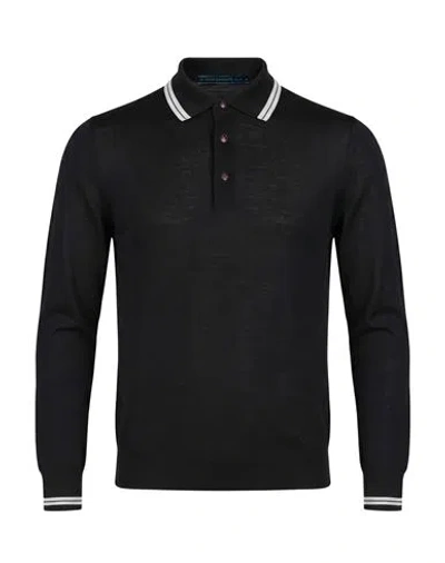 Kiton Man Sweater Black Size 38 Wool
