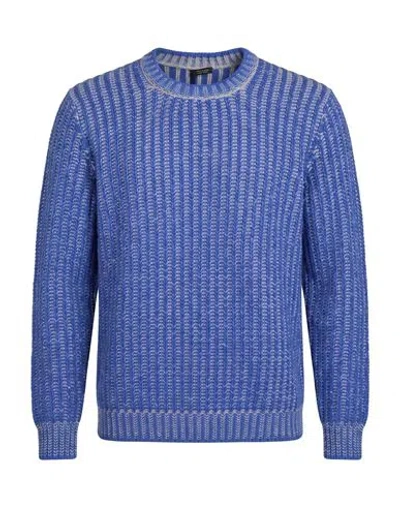 Kiton Man Sweater Blue Size 38 Cashmere In Multi