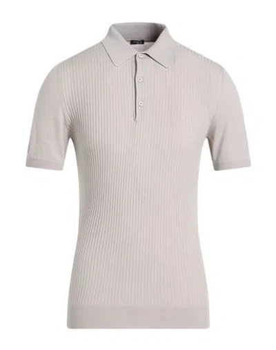 Kiton Man Sweater Light Grey Size 40 Cotton In Gray