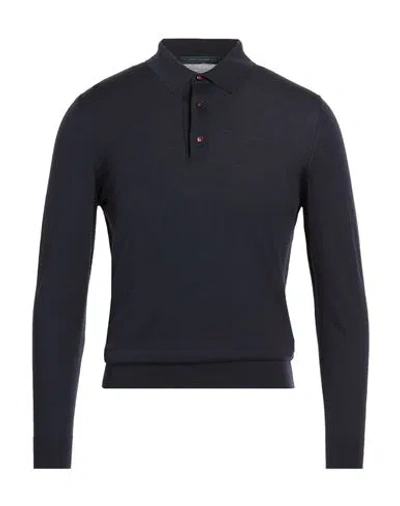 Kiton Man Sweater Midnight Blue Size 40 Wool