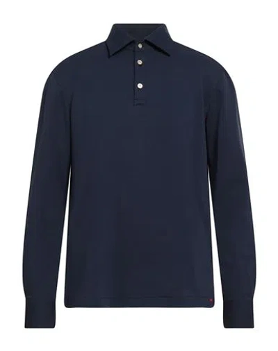 Kiton Man Sweatshirt Navy Size Xxl Cotton, Elastane In Blue