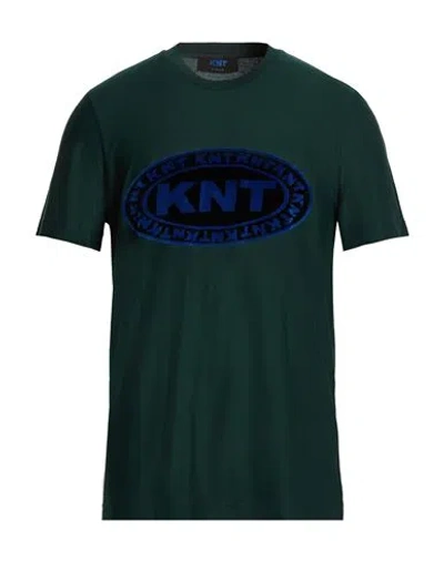 Kiton Man T-shirt Green Size L Cotton