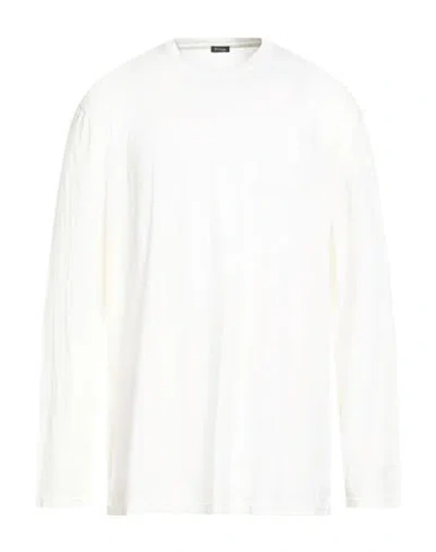 Kiton Man T-shirt White Size 3xl Cotton, Cashmere