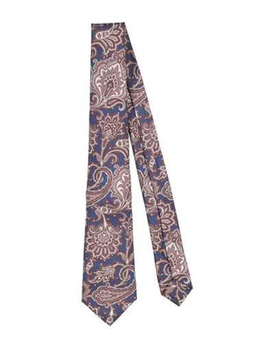 Kiton Man Ties & Bow Ties Bright Blue Size - Silk