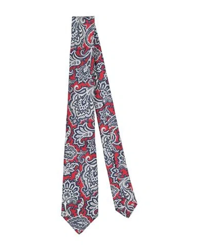 Kiton Man Ties & Bow Ties Red Size - Silk