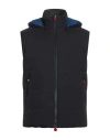 Kiton Man Vest Midnight Blue Size 42 Polyester In Blue