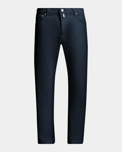 Kiton Men & Apos;s Corrabo Stretch Cotton Straight Leg Five-pocket Pants In Multi