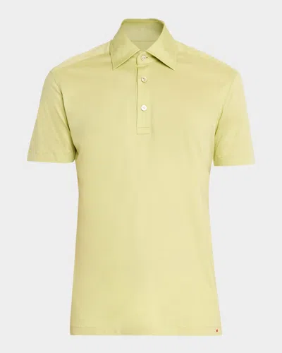 Kiton Men & Apos;s Cotton Knit Polo Shirt In Pattern