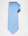 Kiton Men & Apos;s Solid Silk 7-fold Tie