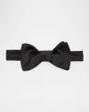 Kiton Men & Apos;s Solid Silk Bow Tie In Red
