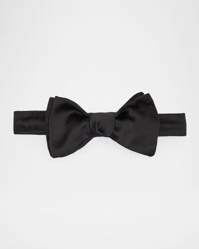 Kiton Men & Apos;s Solid Silk Bow Tie In Red