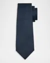 Kiton Men & Apos;s Solid Silk Tie In Neutral