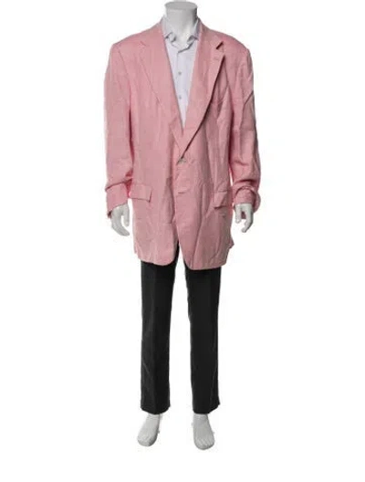 Pre-owned Kiton Men's Blazer In Pink