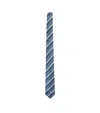 Kiton Blue Silk Tie In Blue