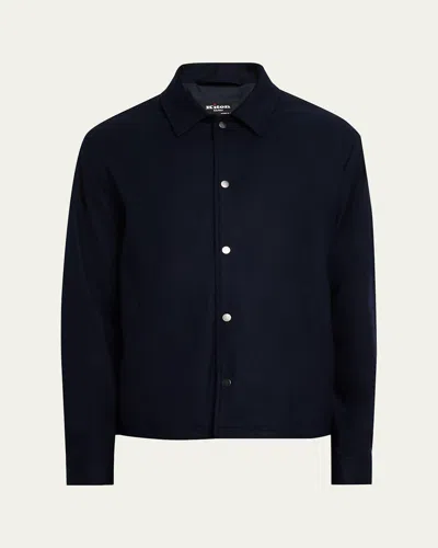 Kiton Men's Bomber Jacket In Blue