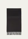 Kiton Men's Cashmere Scarf In Black