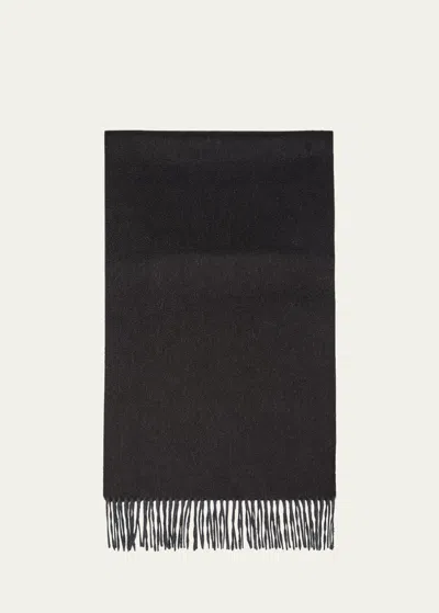 Kiton Men's Cashmere Scarf In Black