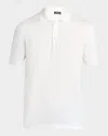 KITON MEN'S CONTRAST-STITCH POLO SHIRT