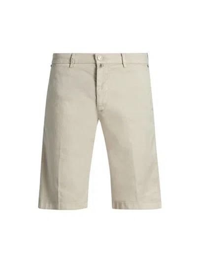 Kiton Men's Corabba Straight-leg Shorts In Neutral