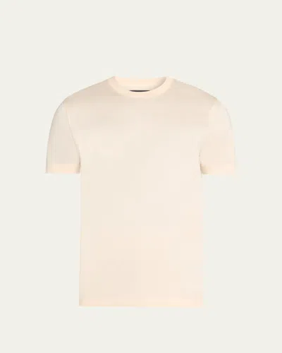 Kiton Men's Cotton Jersey Crewneck T-shirt In Neutral