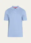 KITON MEN'S COTTON PIQUE POLO SHIRT