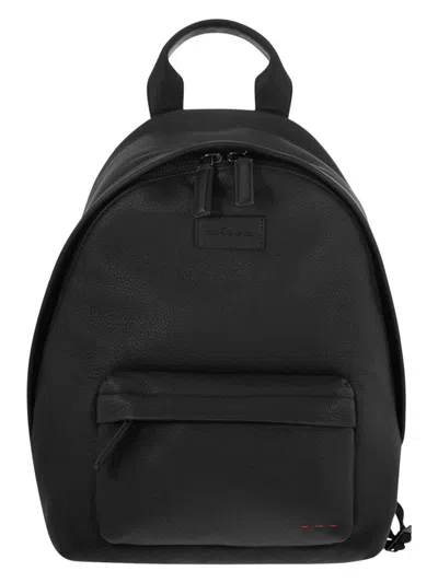 KITON MEN'S DEERSKIN BACKPACK