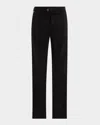 KITON MEN'S ELASTIC-WAISTBAND STRAIGHT FIT PANTS