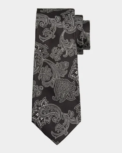 Kiton Men's Floral Paisley Silk Tie