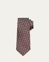 Kiton Geometric-pattern Tie In Multi