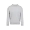 Kiton Crewneck Knit Sweater In Gray
